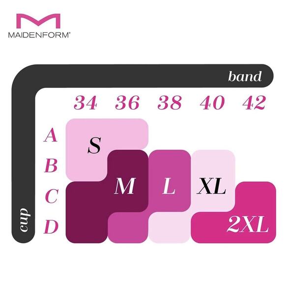 Maidenform DM2314 Soft Support Wireless Bra Size Small Nude NWT (Fits A-B 34-36) - Picture 7 of 8